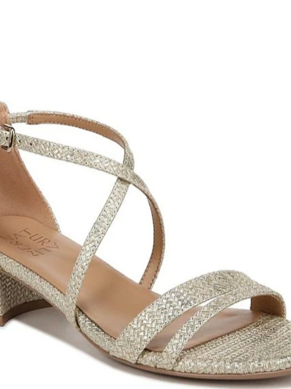 NaturalizerJune Woven Leather Strappy Dress Sandals NIB